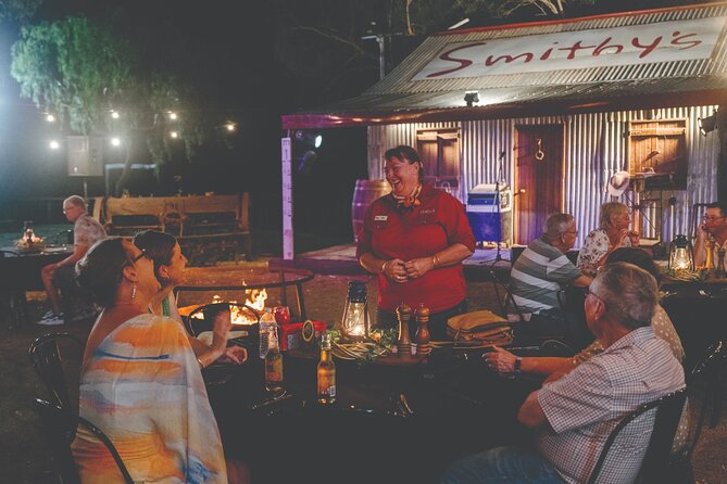 Drover's Sunset Cruise includes Smithy's Outback Dinner and Show - From river silence to Smithy’s Outback Dinner