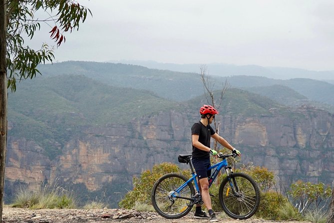 E-bike (electric) - Blue Mountains - Hanging Rock - SELF-GUIDED Hire Service - Riding the Blue Mountains ridgeline from Blackheath