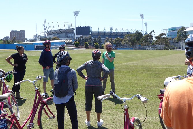 Electric Bike Tour of Melbourne - Starting beside the Yarra at Batman Park