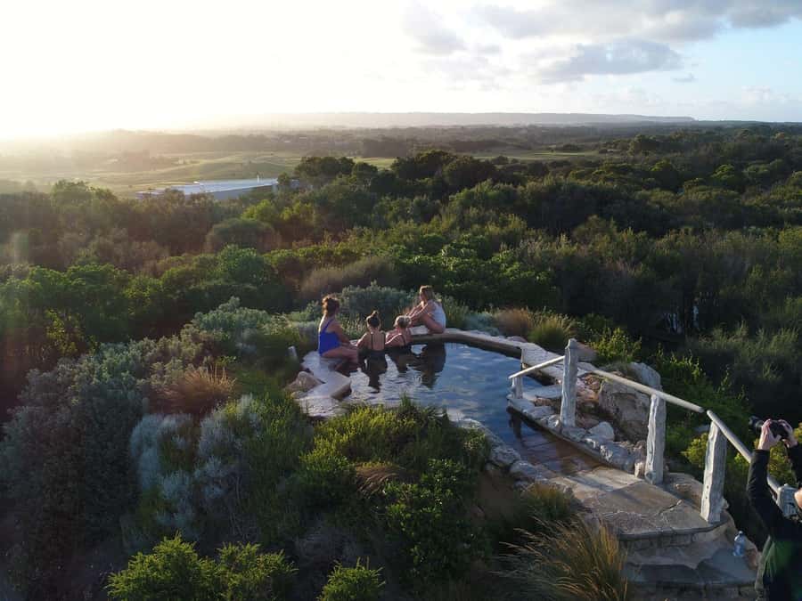 Fingal: Peninsula Hot Springs Entry with Lunch Credit - The Turkish Hammam brings a different kind of heat