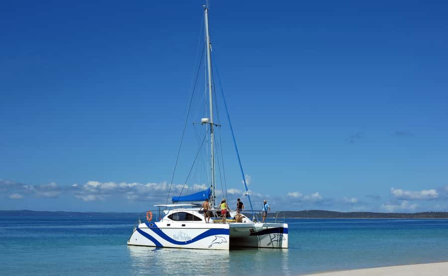 Fraser Island 4-Hour Eco-Sailing Adventure - Setting out across the Great Sandy Strait