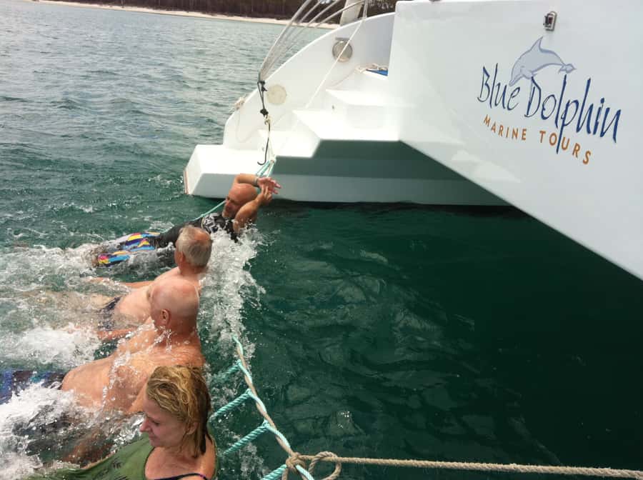Fraser Island 4-Hour Eco-Sailing Adventure - Pelican Bank and the AquaMat