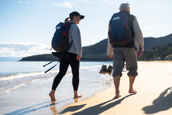 Freycinet Walking Tour - Wineglass Bay from the sand, not just the platform