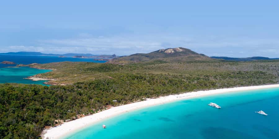 From Airlie: Whitsundays and Whitehaven Half-Day Cruise - Whitehaven Beach is the payoff