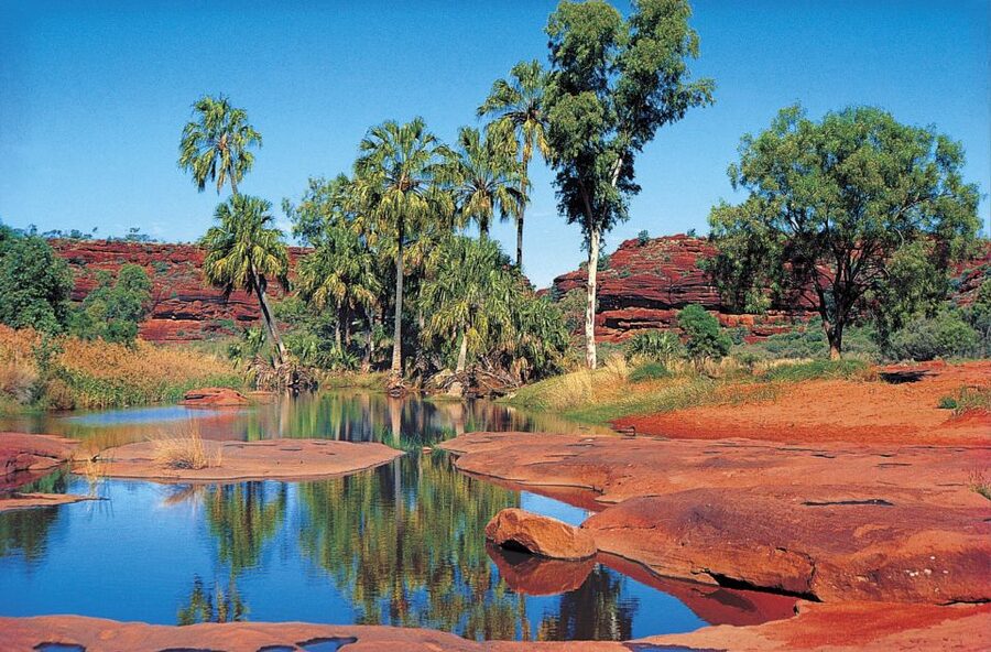 From Alice Springs: Palm Valley 4WD Outback Safari + Picnic - Hermannsburg adds culture to the scenery