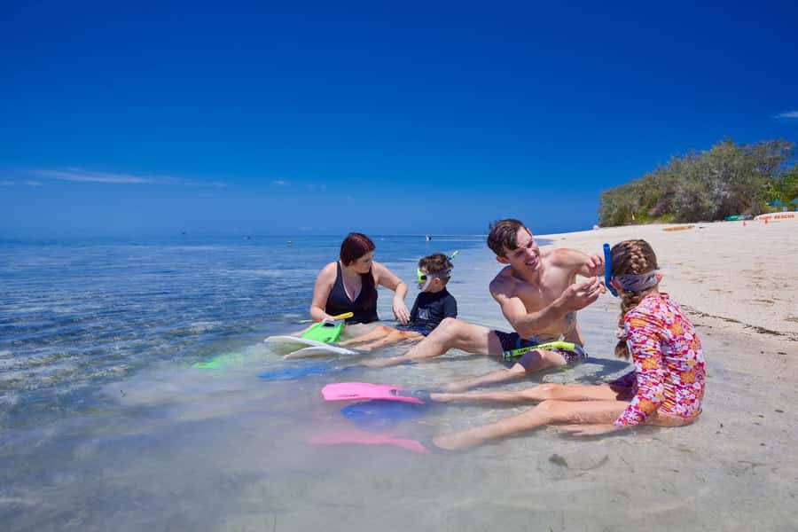 From Cairns: 2 Islands 1 day - Fitzroy & Green Islands - Snorkeling or glass-bottom viewing?