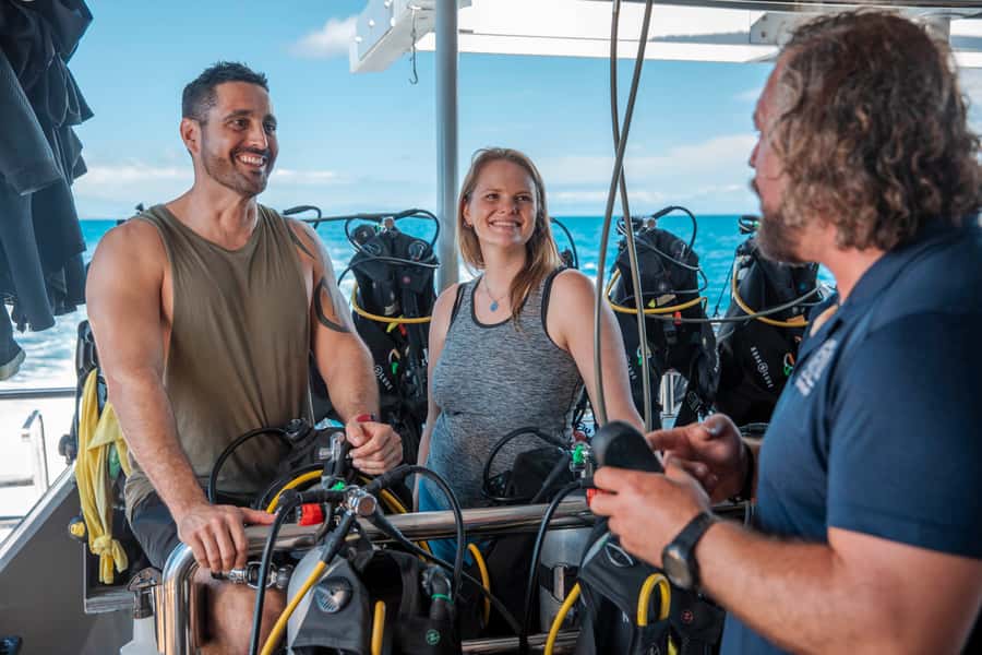 From Cairns: Great Barrier Reef Cruise by Premium Catamaran - Lunch between the reef stops