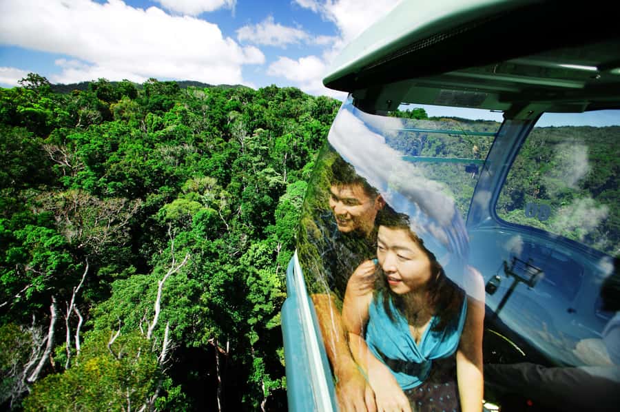 From Cairns: Self-Guided Kuranda Trip with Train and Skyrail - Skyrail over 7.5 kilometres of rainforest