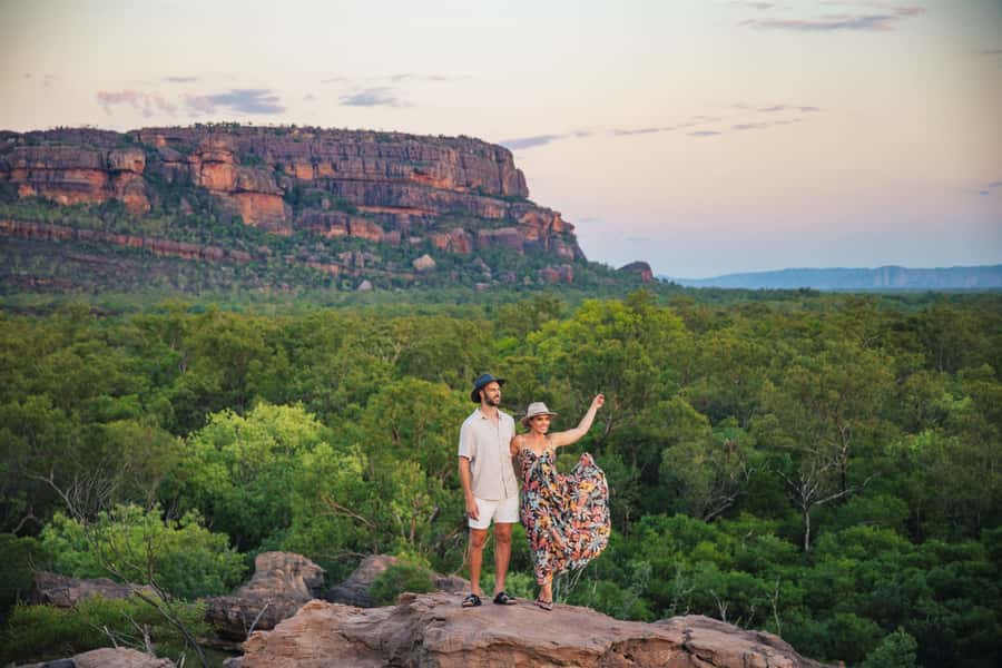From Darwin: 3-Day Kakadu and Litchfield 4WD Camping Tour - Day two: Kakadu waterfalls and rocky swimming holes