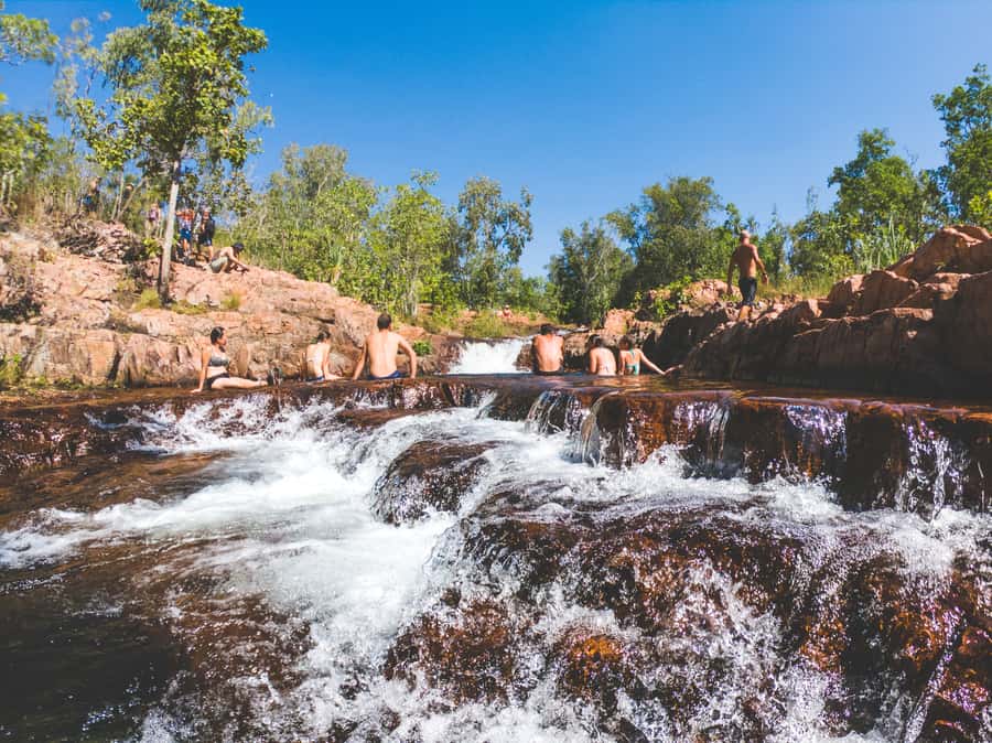 From Darwin: Litchfield National Park Full Day Tour - Waterfalls and plunge pools bring the welcome relief