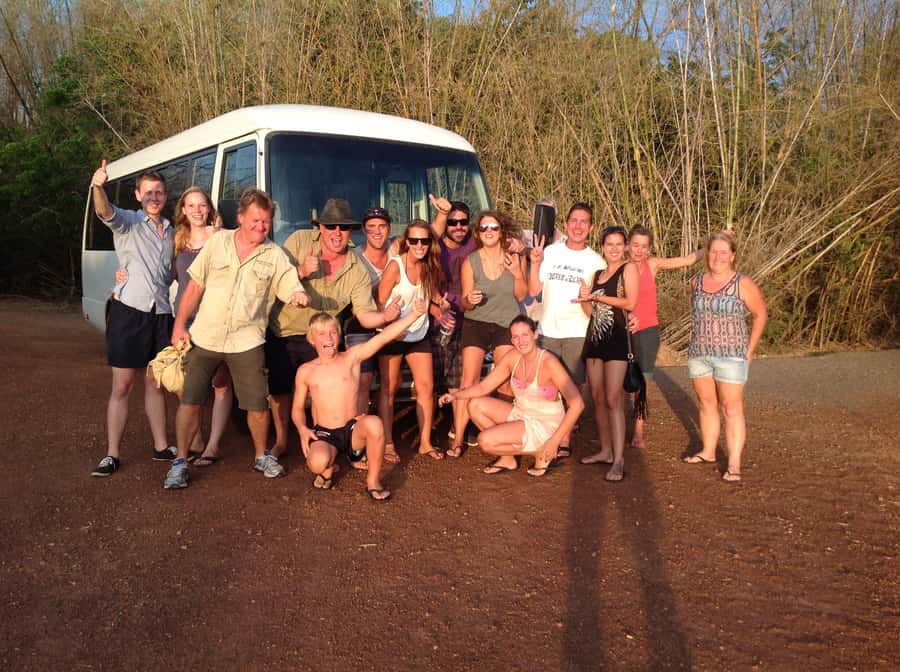 From Darwin: Litchfield Park Tour & Jumping Crocodile Cruise - Termite mounds and Batchelor add context