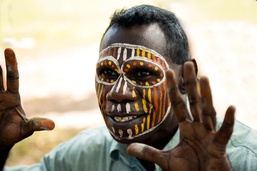 From Darwin: Tiwi Islands Aboriginal Culture Tour with Lunch - Pukamani burial traditions and the cemetery