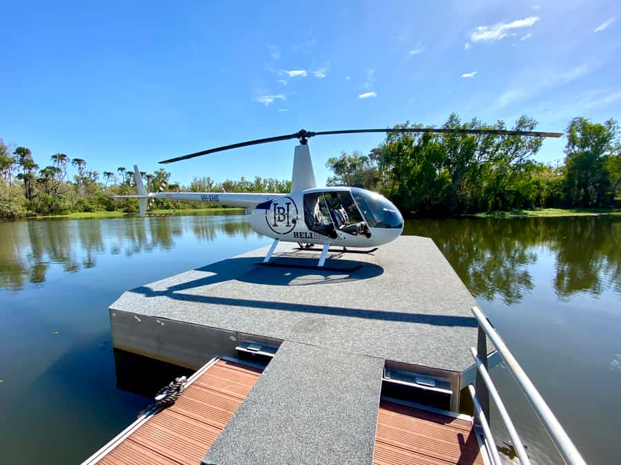 From Darwin: Top End Helicopter Ride & BBQ Cruise Day Trip - Three Top End views in one day