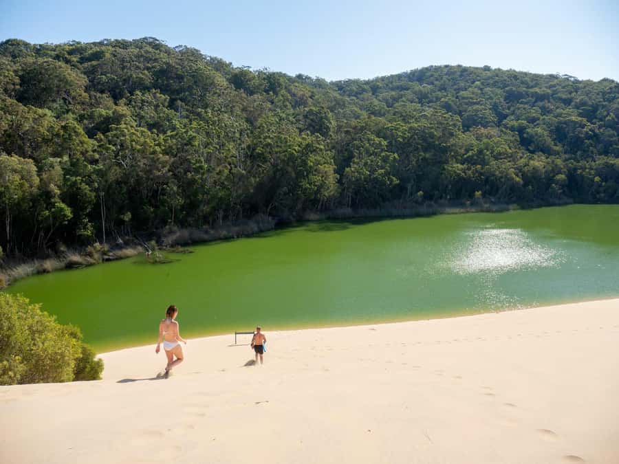 From Hervey Bay: K'gari, Fraser Island Two-Day Coach Tour - From Hervey Bay to the island by ferry