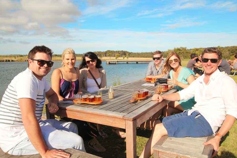 From Margaret River: Margaret River Wine Adventure - The brewery finish is relaxed, but budget for your beer