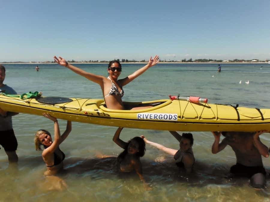 From Perth: Rockingham Seal & Penguin Islands Sea Kayak Tour - From Perth to Shoalwater Bay by 9 a.m.