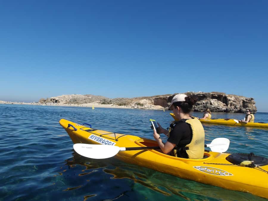 From Perth: Rockingham Seal & Penguin Islands Sea Kayak Tour - Reaching Penguin Island and stopping for lunch