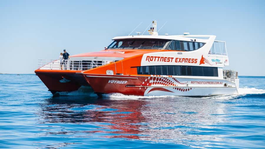 From Perth: Rottnest Island Ferry & Bus Day Tour - West End, Cathedral Rocks, and the open coast