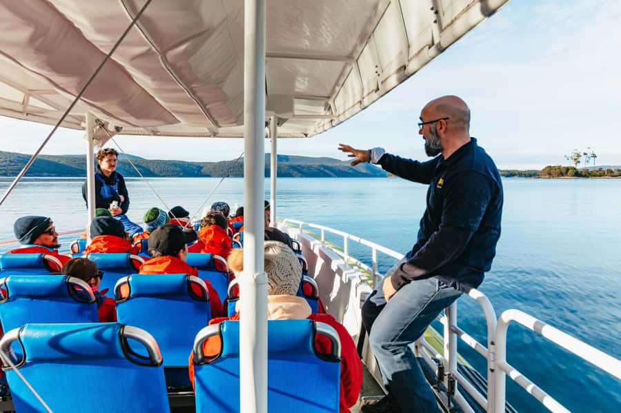 From Port Arthur: Tasman Island Wilderness Cruise - Cape Pillar and the giant cliff faces