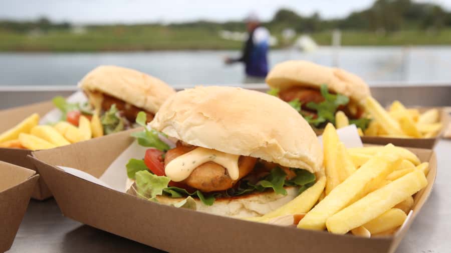From Port Douglas: Barramundi Pond Fishing with Lunch - The Barramobile pickup from Port Douglas