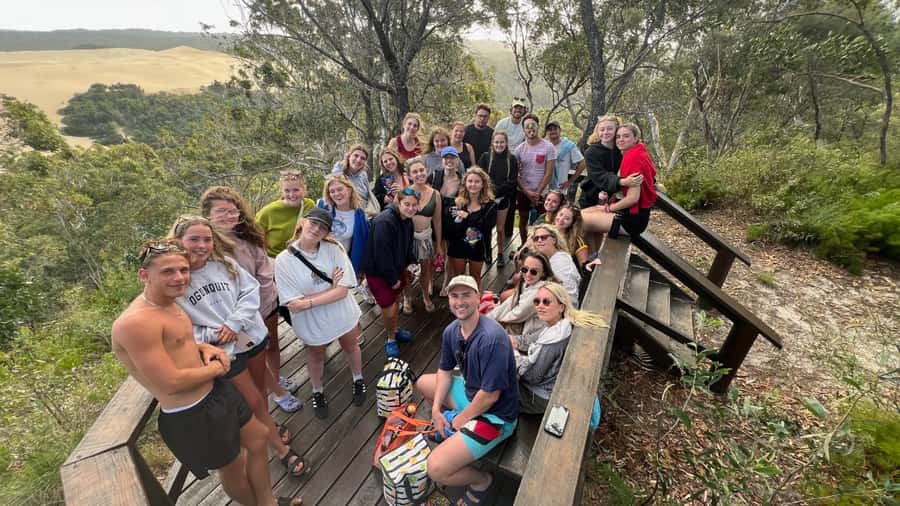 From Rainbow Beach: 2-Day K'gari (Fraser Island) 4WD Tour - Eli Creek brings the first cool-water break