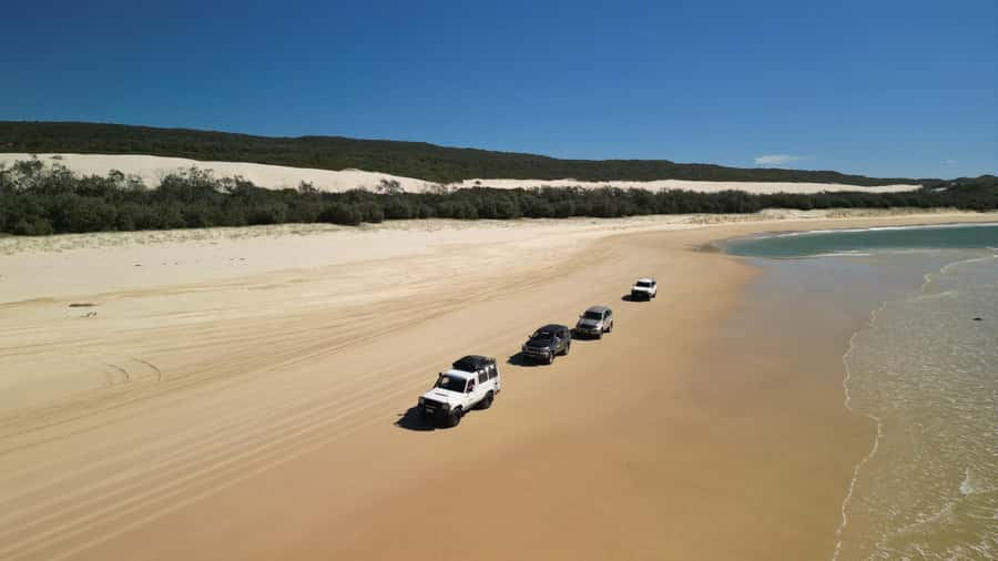 From Rainbow Beach: 2-Day K'gari (Fraser Island) 4WD Tour - Boorangoora, Lake McKenzie, earns its place