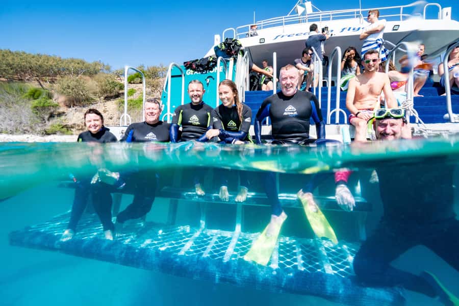 From Rosslyn: Great Keppel Island Adventure Tour with Lunch - Snorkeling with turtles, fish, and crew support