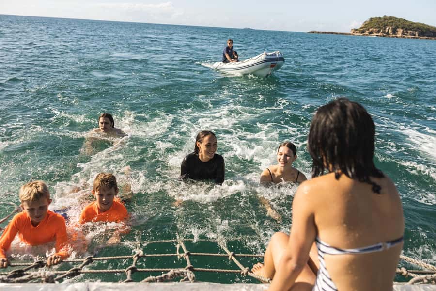From Rosslyn: Great Keppel Island Adventure Tour with Lunch - Seeing coral from the glass bottom boat