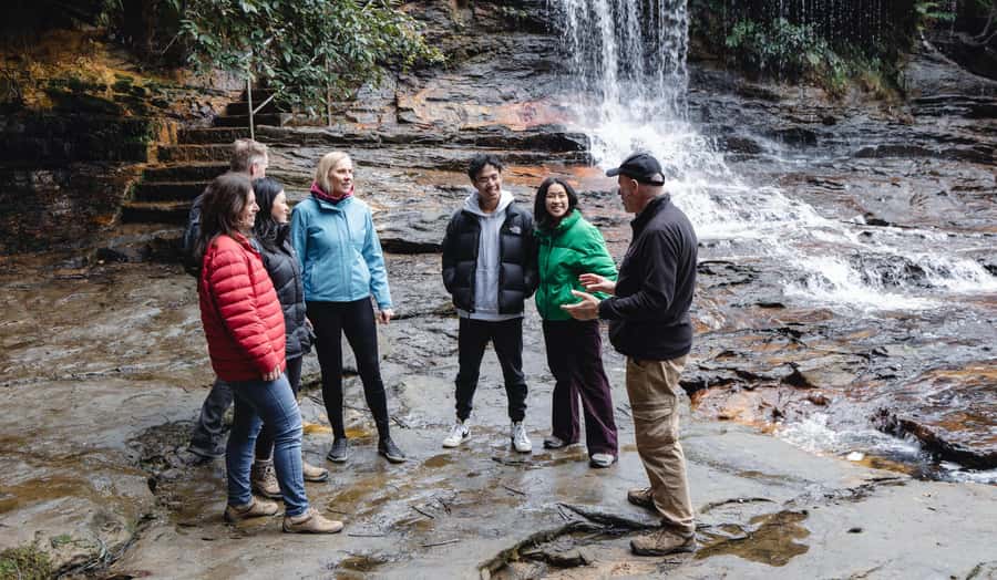 From Sydney: Blue Mountains Bushwalks & Featherdale Tour - Lunch in Leura or Katoomba, with the choice left to you