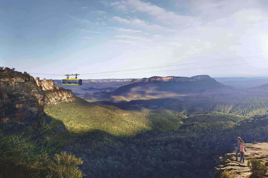From Sydney: Blue Mountains, Scenic World, Zoo, & Ferry Ride - A short cafe stop before the main sights