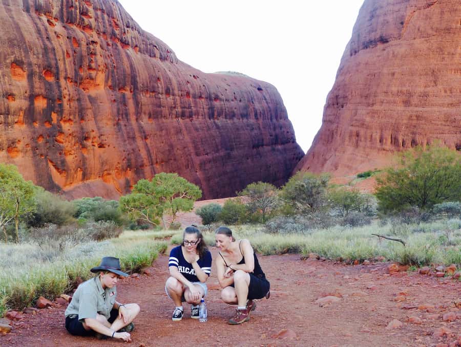 From Yulara: 3-Hour Small Group Kata Tjuta Afternoon Tour - The drive toward the 36 domes