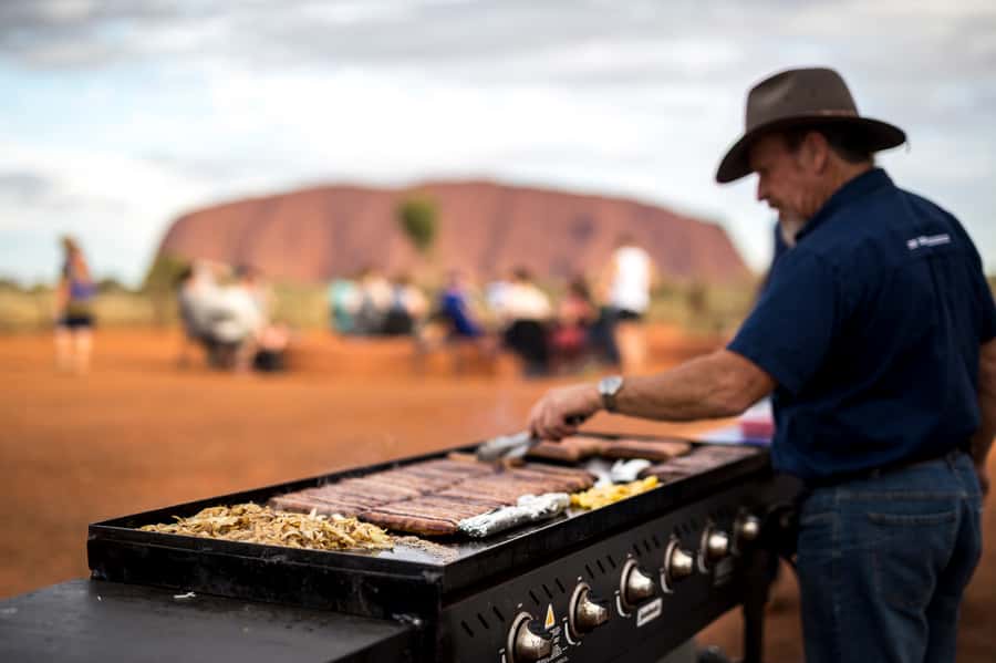 From Yulara: Uluru Tour and Sunset BBQ - The Cultural Centre puts Uluru in context