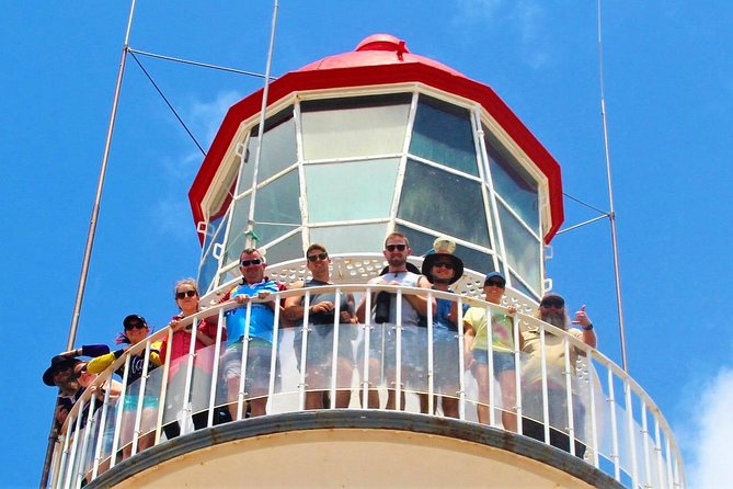 Full-Day 1770 Tour by LARC Amphibious Vehicle Including Sandboarding and Bustard Head Lightstation - Morning tea and lunch on Middle Island