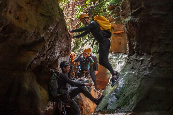Full-Day Canyoning Experience at Stunning Empress Canyon - Entering the creek at Empress Canyon