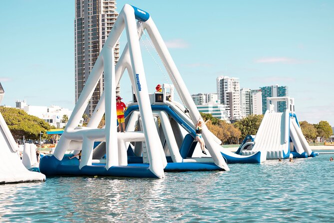 GC Aqua Park 100 Minute Inflatable Water Park Activity, Southport - Arriving at Southport’s Marine Parade