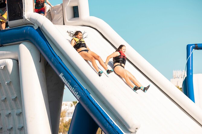 GC Aqua Park 100 Minute Inflatable Water Park Activity, Southport - The safety setup and the effort required
