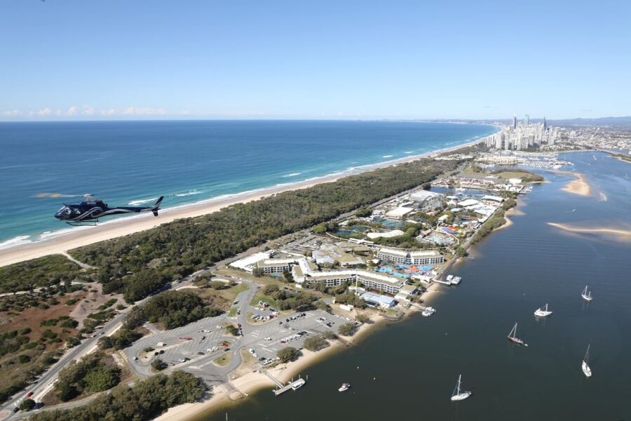 Gold Coast: Coastal City Scenic Helicopter Flight - Surfers Paradise and the Q1 Building