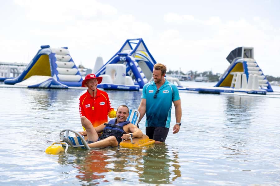 Gold Coast: GC Aqua Park Session in Broadwater Parklands - Slides, climbs, and the physical challenge