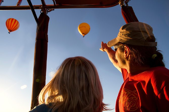 Gold Coast Hot Air Balloon + Winery Breakfast + Return Transfers - Watching the balloon inflate before takeoff