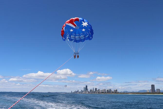 Gold Coast Parasailing – Tandem & Triple Flights - Taking Off From Marina Mirage