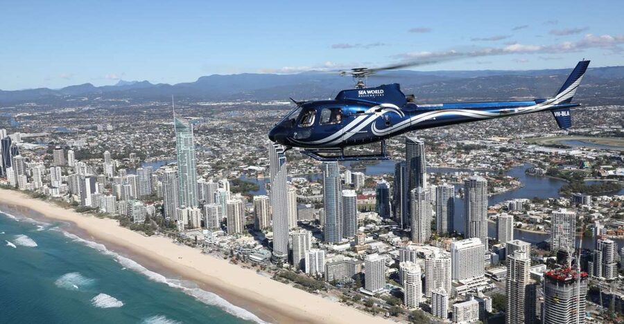 Gold Coast: Sea World and Broadwater Scenic Helicopter Tour - Broadwater and the first look at the coast