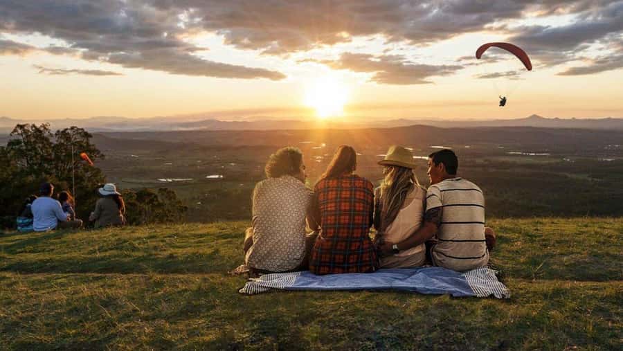 Gold Coast: Tamborine Mountain Local Winery Tour with Lunch - Witches Falls and the optional cheese tasting