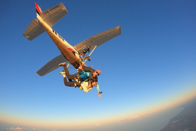 Gold Coast Tandem Skydive - Touching down on Kirra Beach