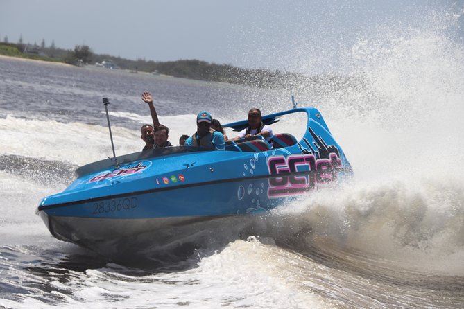 Gold Coast V8 Jet Boat Rapid Ride - Meeting the boat at Marina Mirage