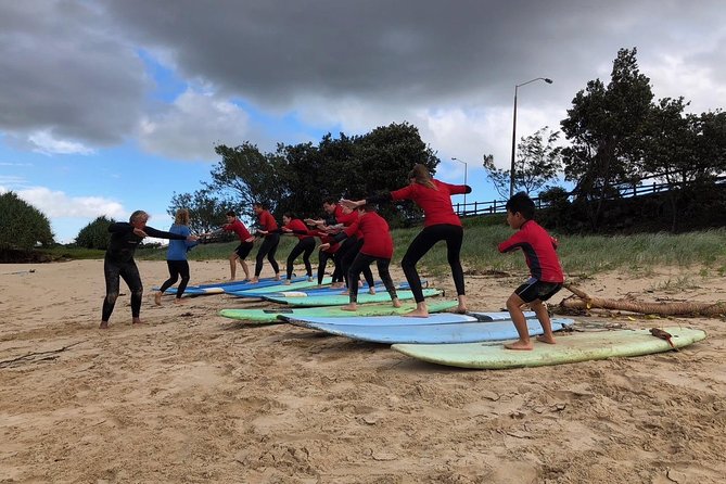 Group Surfing Lessons Kool Katz 1 day - Pat Morton Lookout and the setting