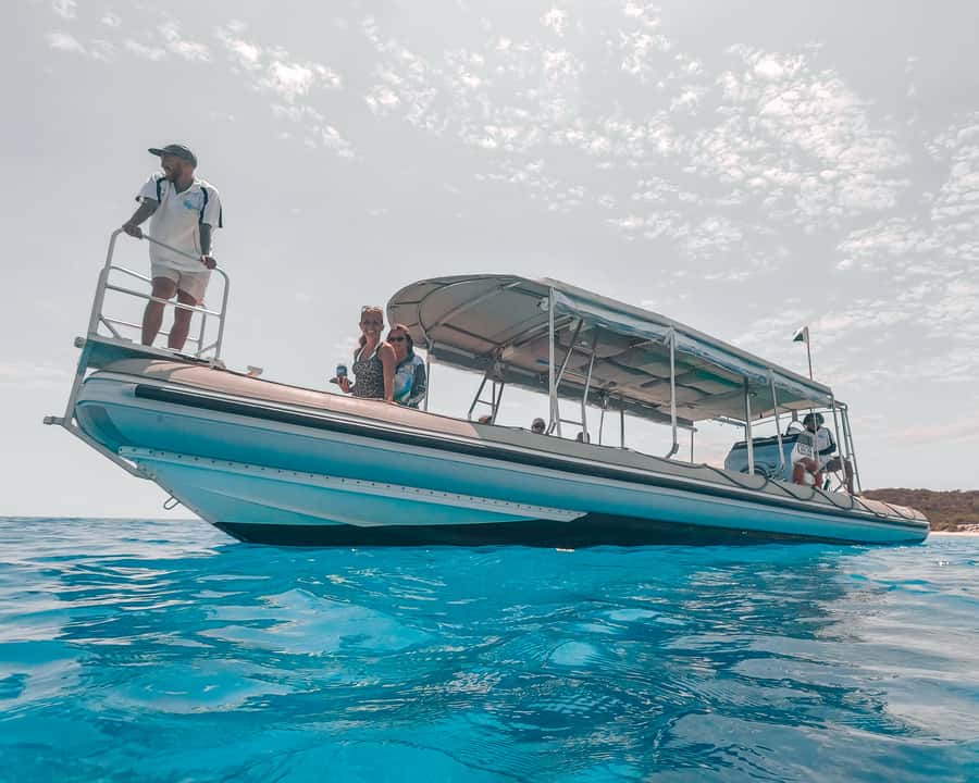 Hervey Bay: Half-Day Whale and Island Adventure by Boat - Reaching a quiet beach on K’gari
