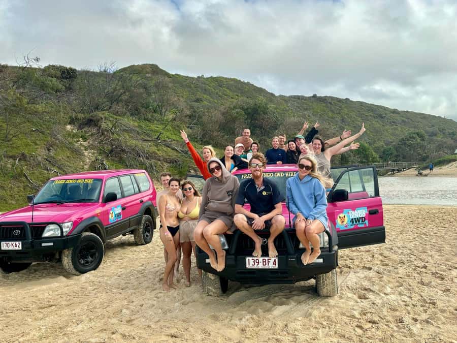 Hervey Bay to K'gari/Fraser Island 2-Day Tour (Beach House) - Maheno Shipwreck and 75 Mile Beach
