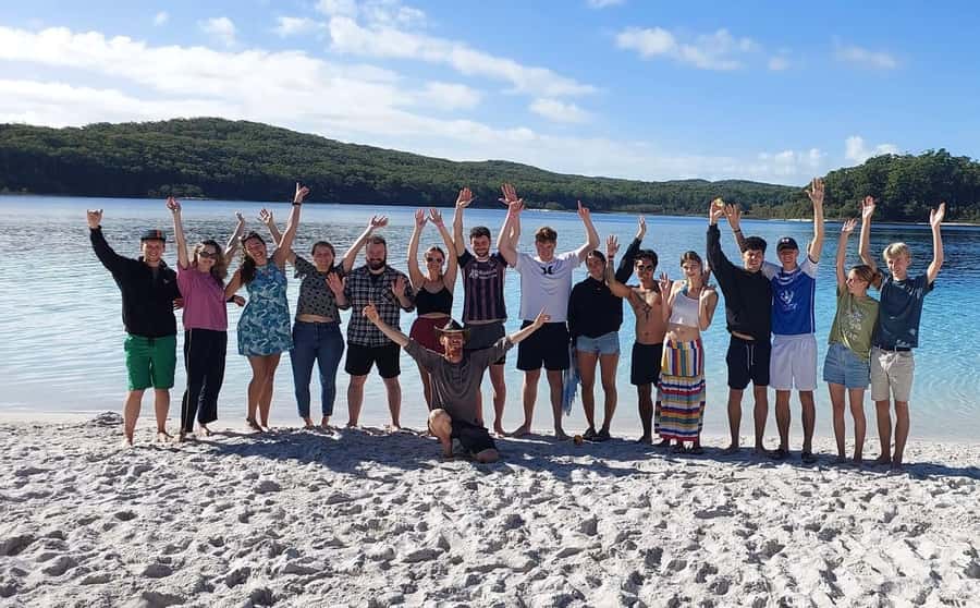 Hervey Bay to K'gari/Fraser Island 3-Day Tour (Beach House) - Lake McKenzie and the famous white sand
