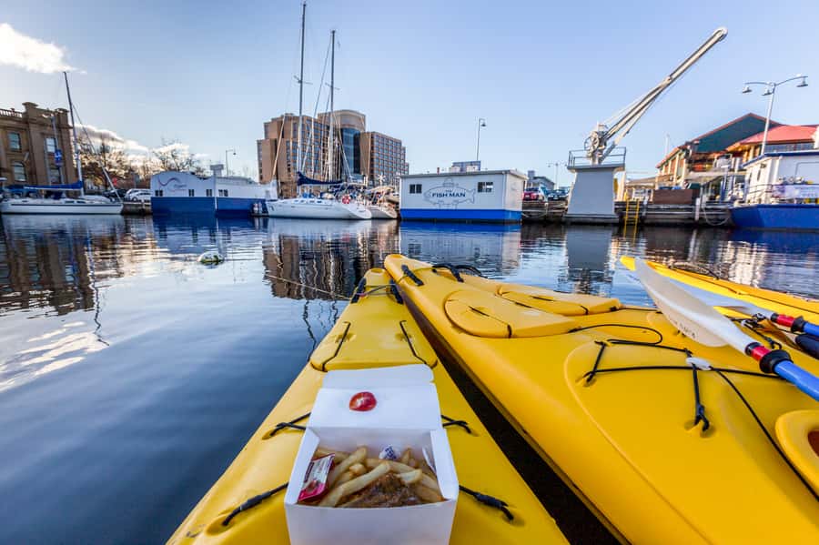 Hobart City 2.5-Hour Kayak Tour - From Sandy Bay to Battery Point