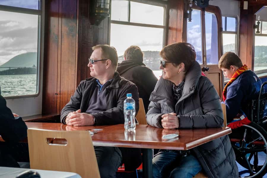 Hobart: Historic Lunch Cruise - Passing beneath the Tasman Bridge